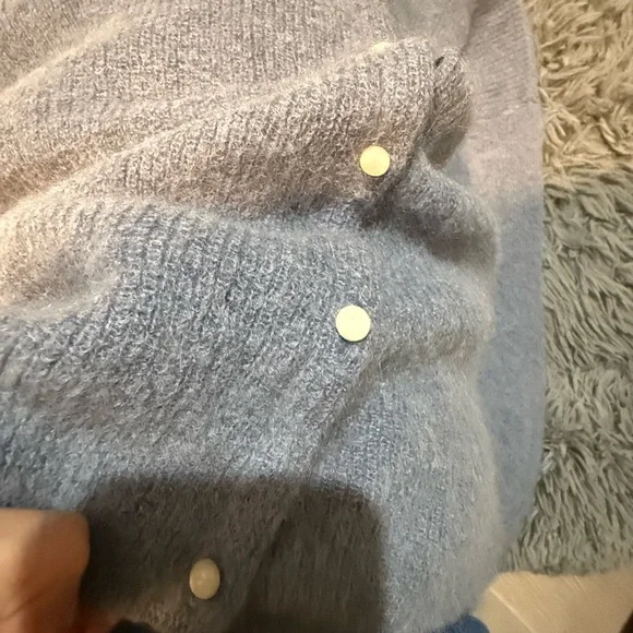 Sezane Gaspard Cardigan Bleu Vintage. - Size S - Picture 6 of 9